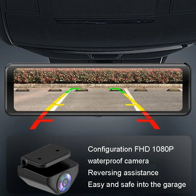 Large Screen Car Recorder with Dual Recording and Night