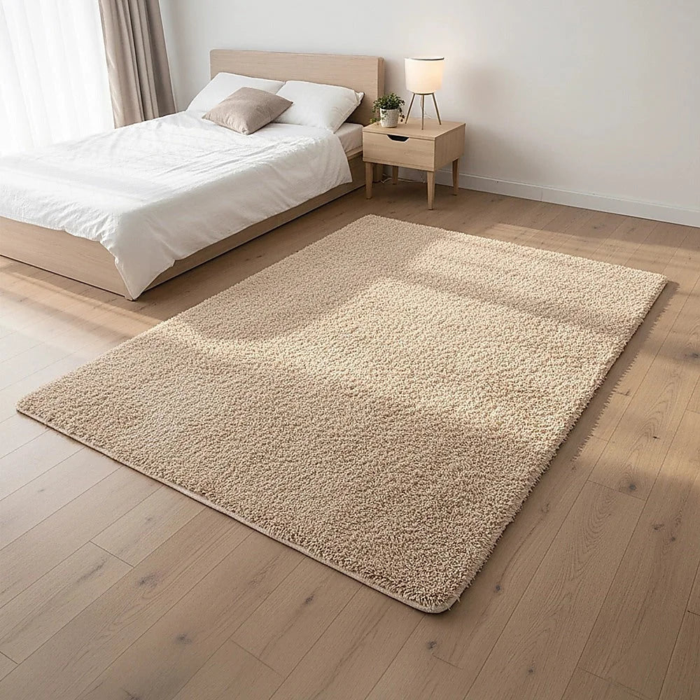 Large Shaggy Floor Rug 200x140cm for Bedroom & Living Room