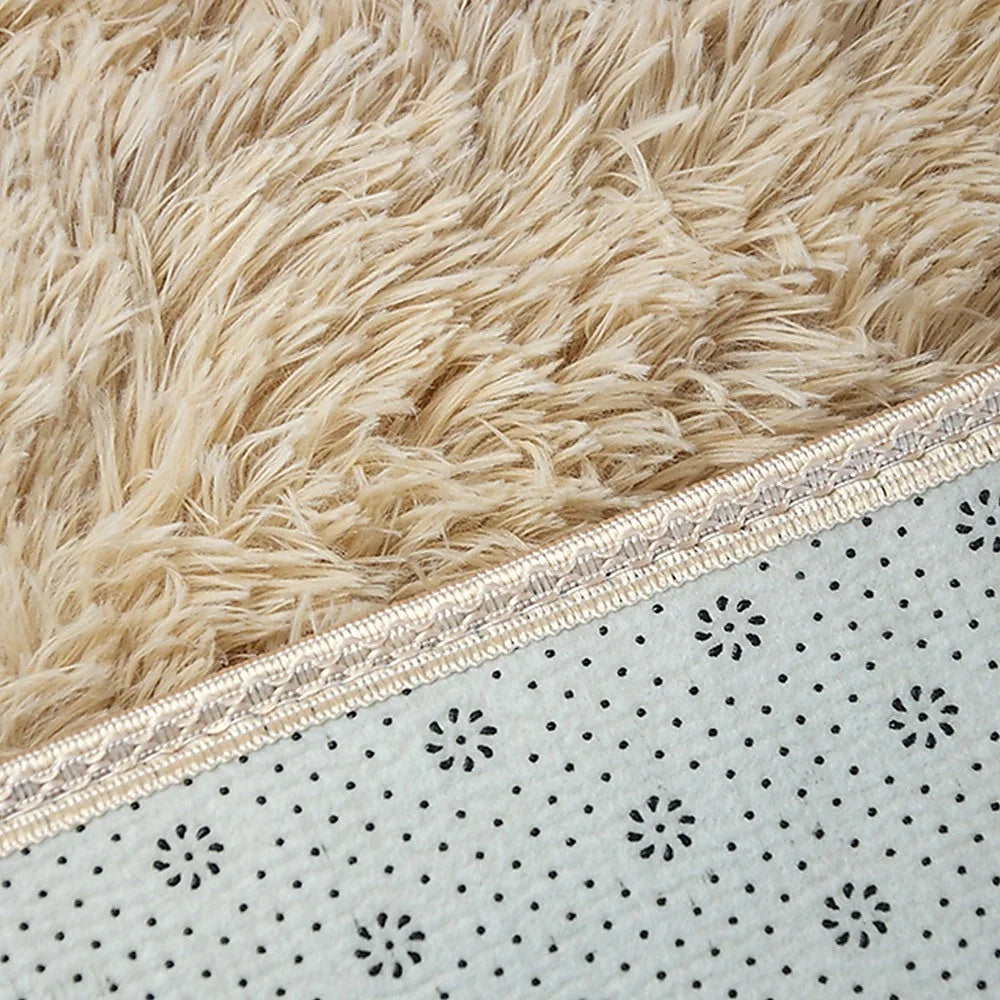 Large Shaggy Floor Rug 200x140cm for Bedroom & Living Room