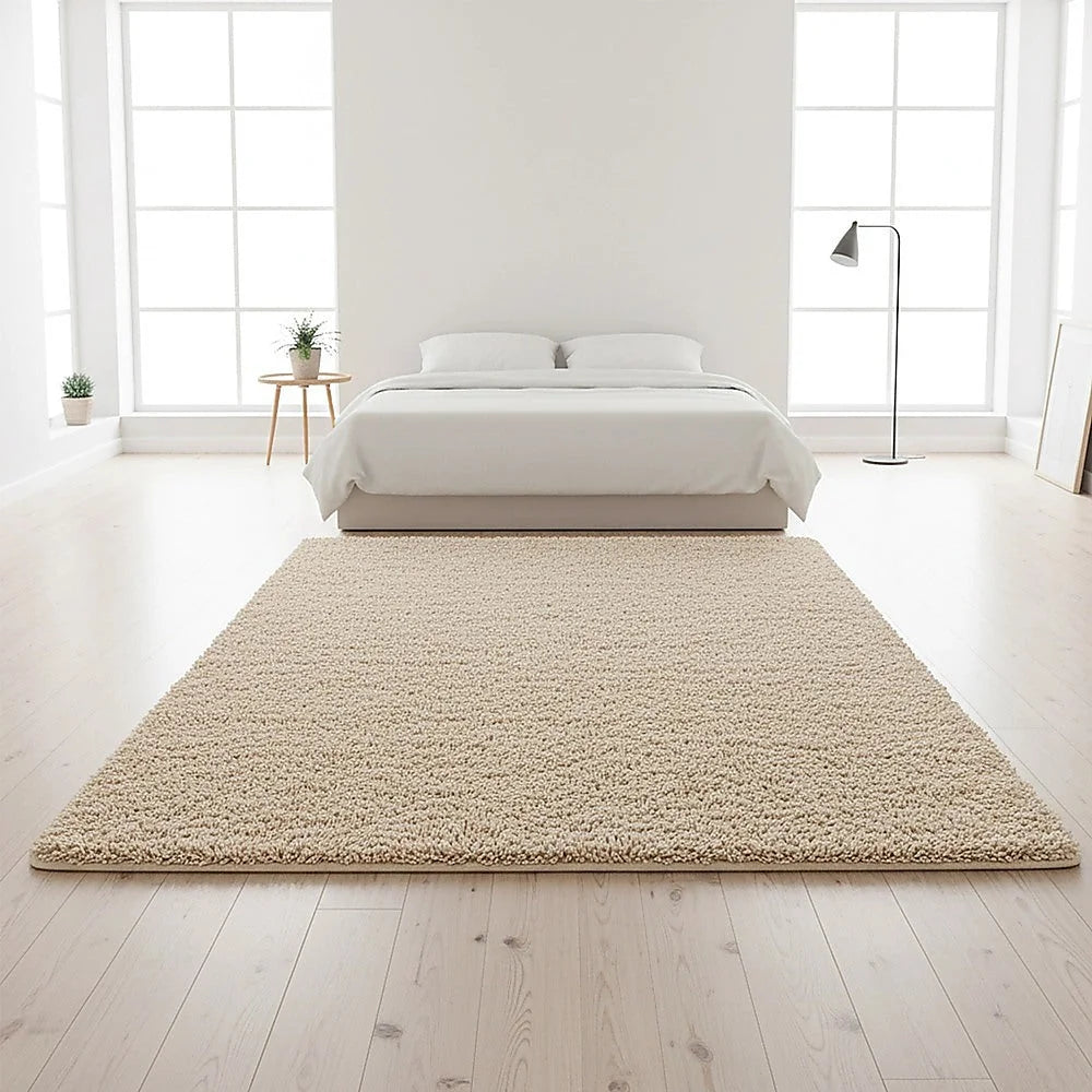 Large Shaggy Floor Rug 230x160cm for Bedroom & Living Room