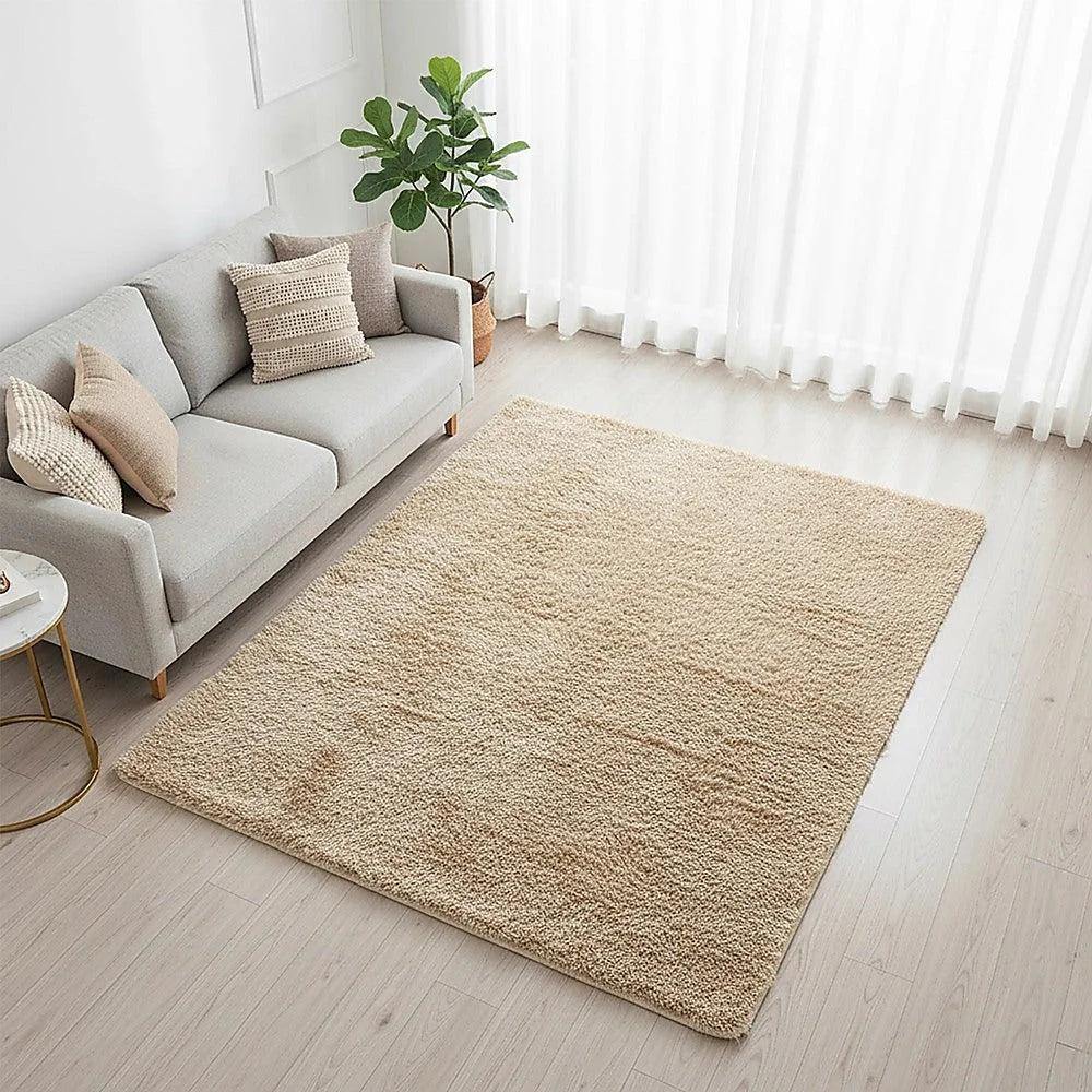 Large Shaggy Floor Rug 230x160cm for Bedroom & Living Room