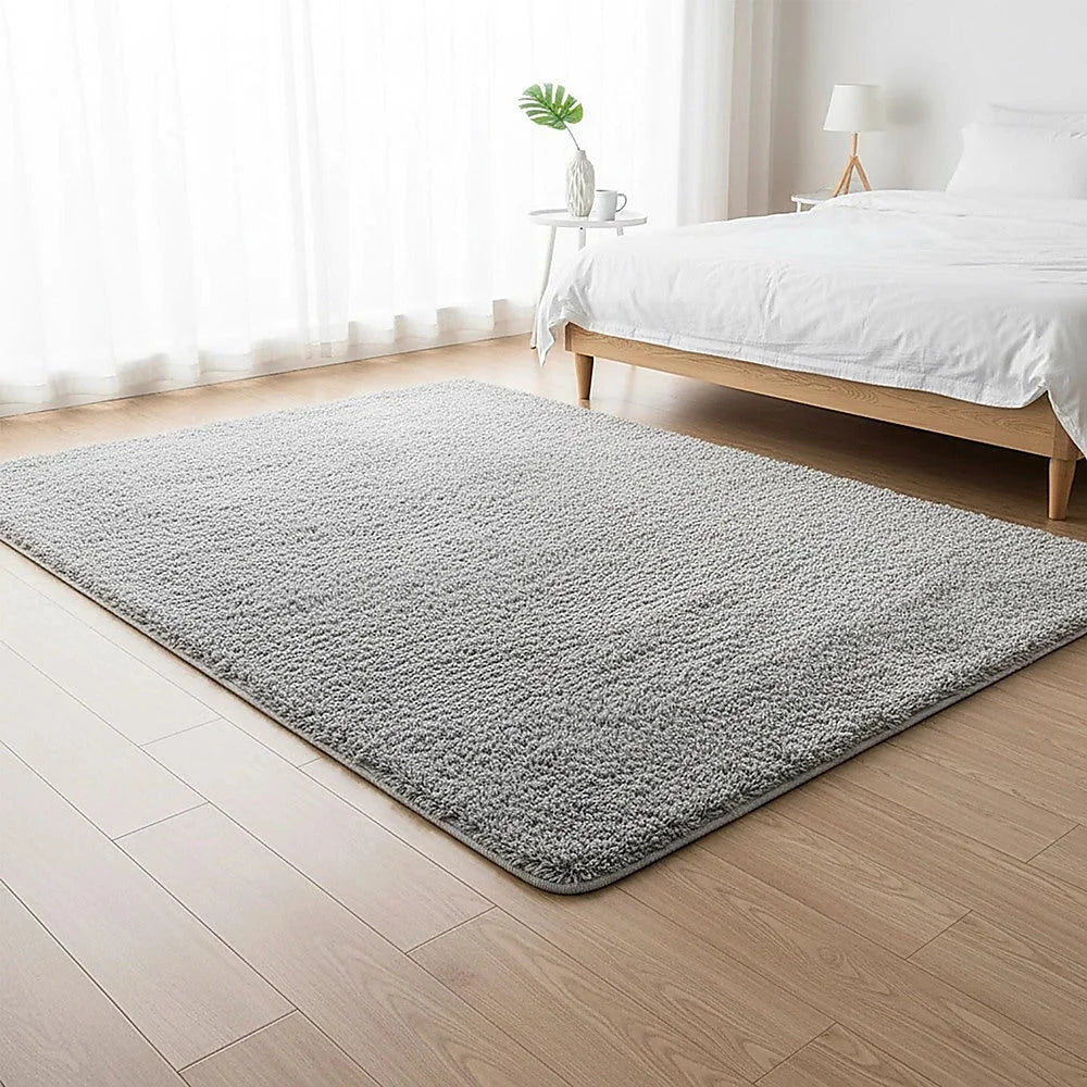 Large Shaggy Floor Rug 230x200cm for Bedroom & Living Room