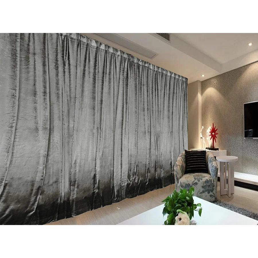 Large Thick Velvet Curtains Warp Knitted Velvet 540x270cm