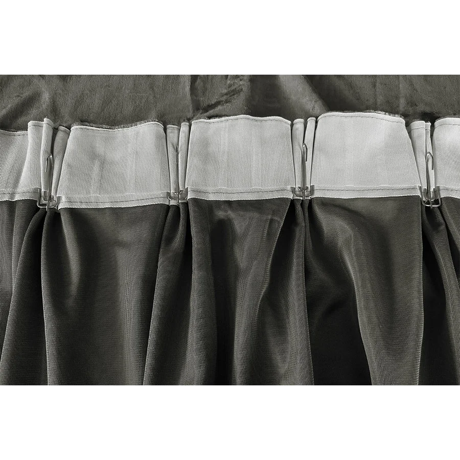 Large Thick Velvet Curtains Warp Knitted Velvet 540x270cm