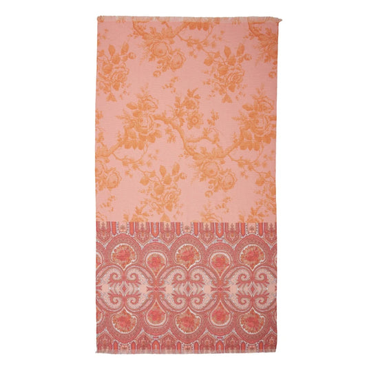 Large Towel OiCotton Digital Print - Bright Rose - Home &