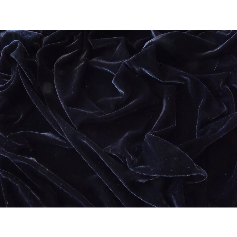 Large Velvet Curtains Black 600cm wide x 230cm Drop PINCH