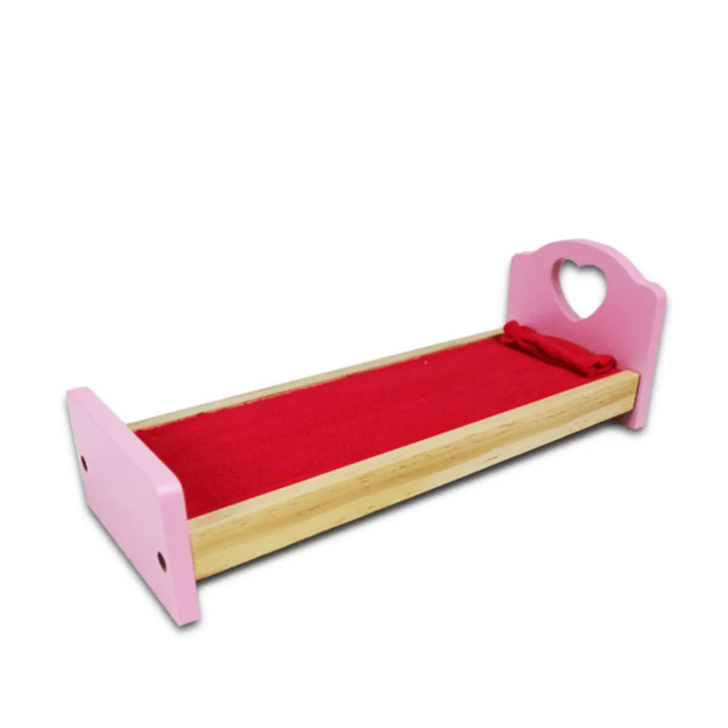 Large Wooden Dolls Doll House 3 Level Kids Pretend Play