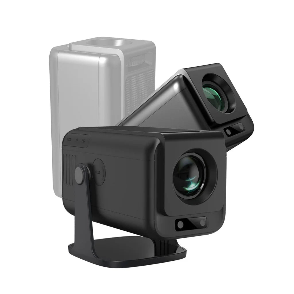 Laser 1080p Android Multi-Angle LED Projector Black - Audio