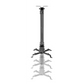 Laser adjustable ceiling with component details and storage context