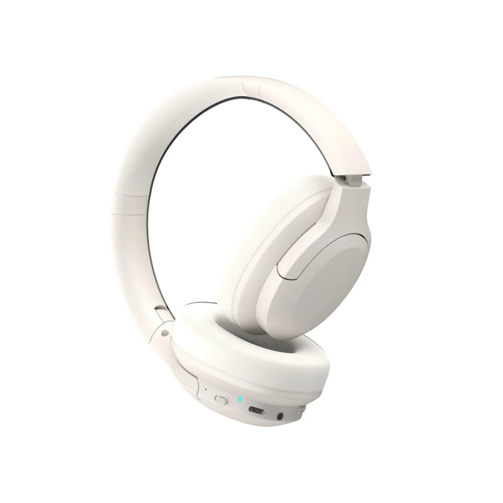 Laser ANC Bluetooth Headphones 20hr Battery - White