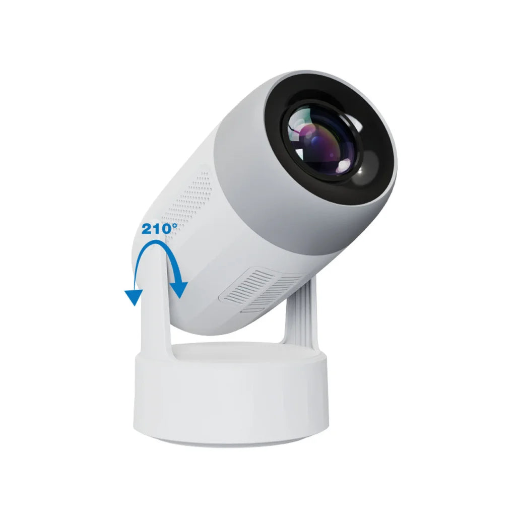 Laser Android LED Projector with Battery 1080p - Audio &