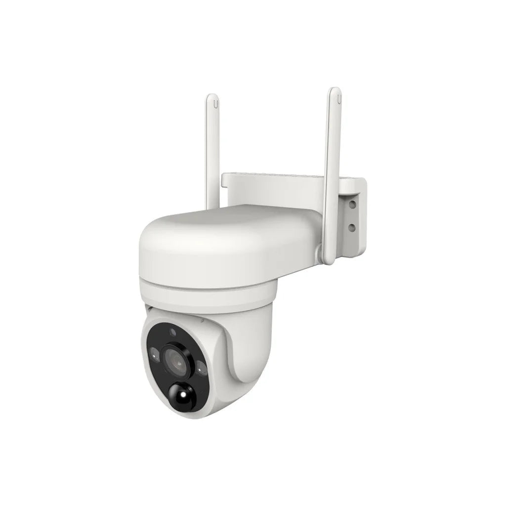 Laser FHD Outdoor Pan Tilt Camera Solar White - Electronics