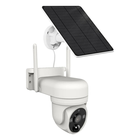 Laser FHD Outdoor Pan Tilt Camera Solar White - Electronics