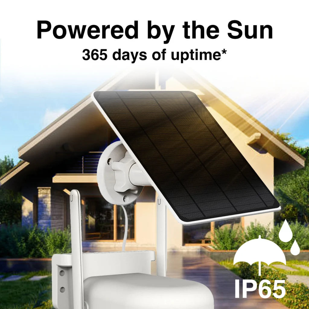 Laser FHD Outdoor Pan Tilt Camera Solar White - Electronics