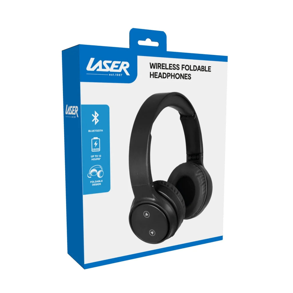 Laser foldable bluetooth with caster wheels and side handle rail