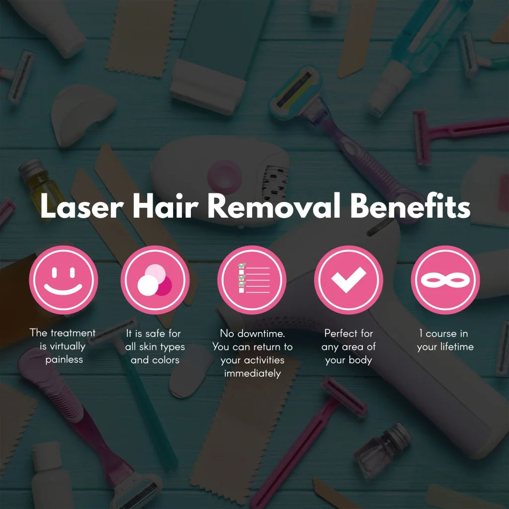 Laser Hair Remover Permanent Epilation System for Face &