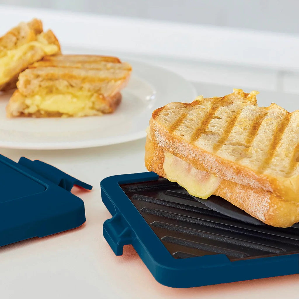 Laser Heatwave Tech Microwave Toastie Maker Blue - Health &