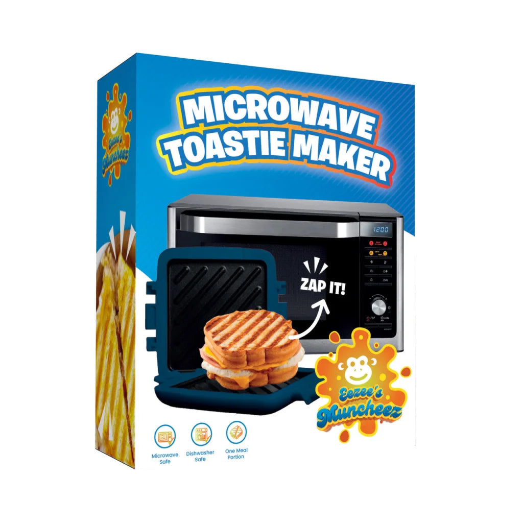 Laser Heatwave Tech Microwave Toastie Maker Blue - Health &