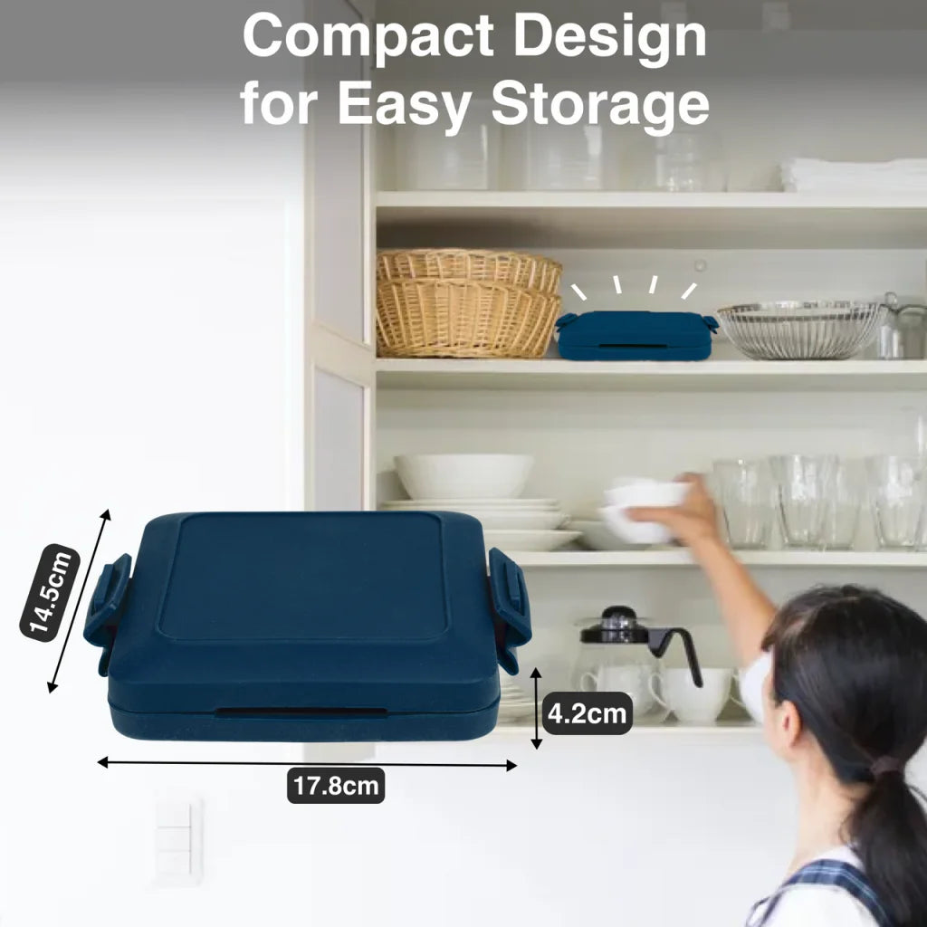 Laser Heatwave Tech Microwave Toastie Maker Blue - Health &