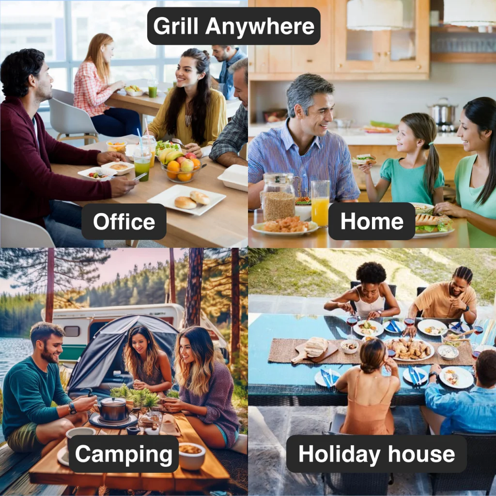 Laser Heatwave Tech Microwave Toastie Maker Blue - Health &