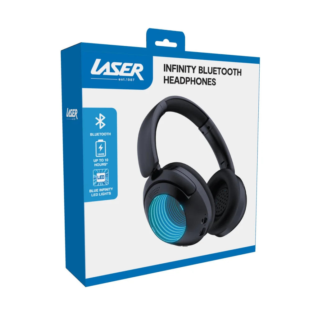 Laser Infinity Light Bluetooth Headphones - Electronics >