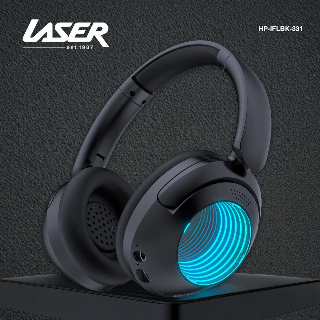 Laser Infinity Light Bluetooth Headphones - Electronics >