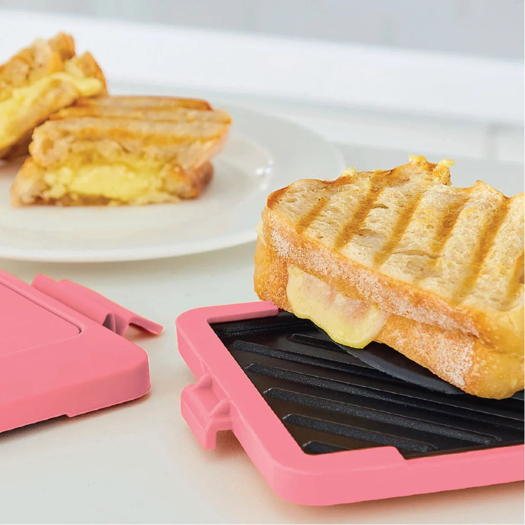 Laser Microwave Toastie Maker Flamingo Pink - Health &