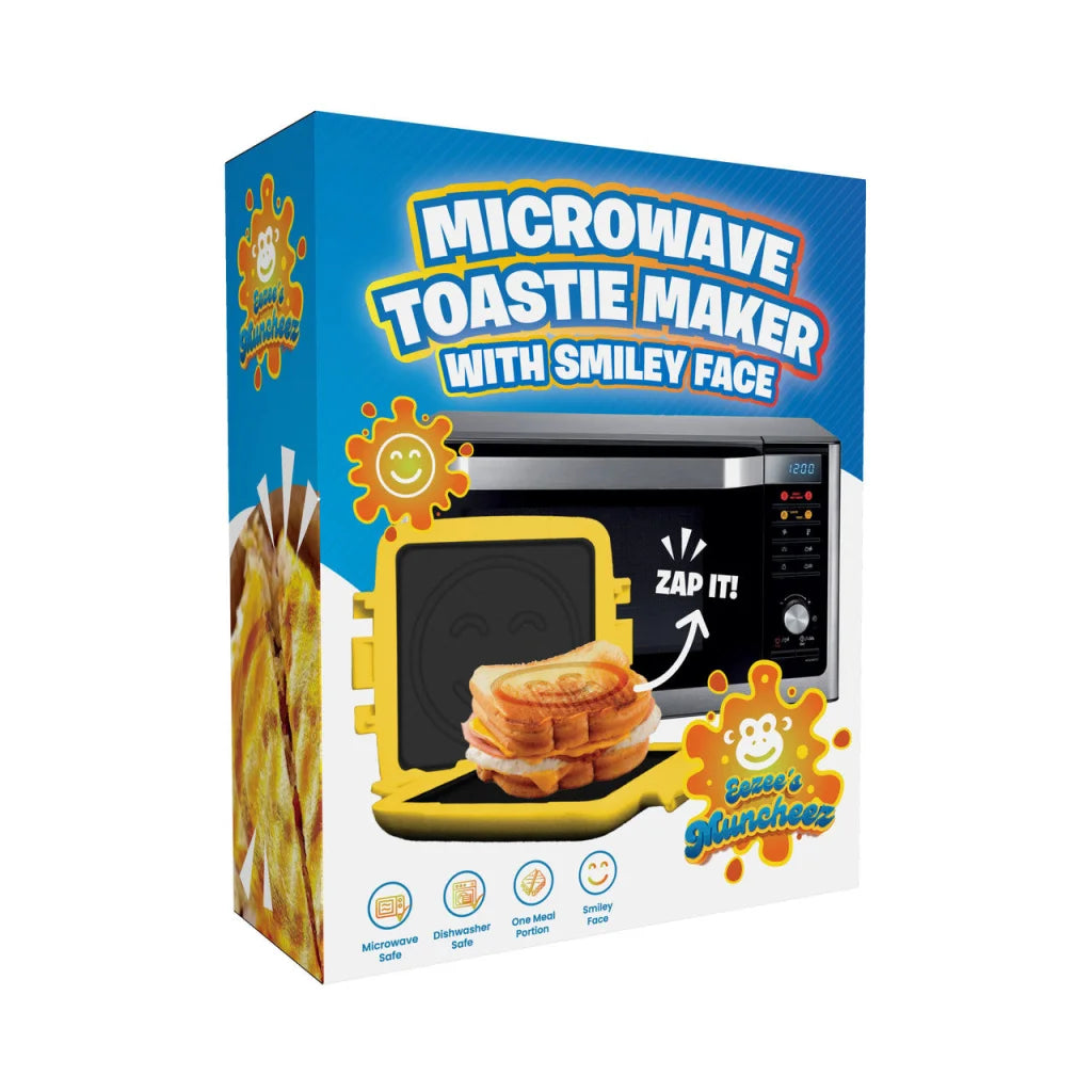 Laser Microwave Toastie Maker Smiley Face - Health & Beauty