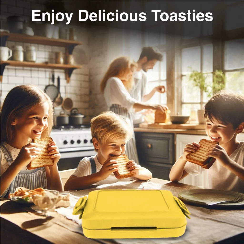 Laser Microwave Toastie Maker Smiley Face - Health & Beauty