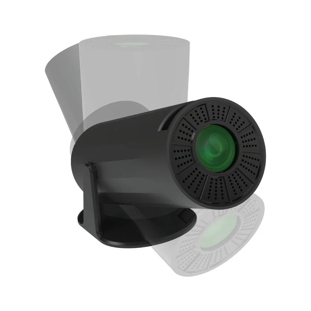 Laser Multi Angle Android LED Projector Black - Audio &