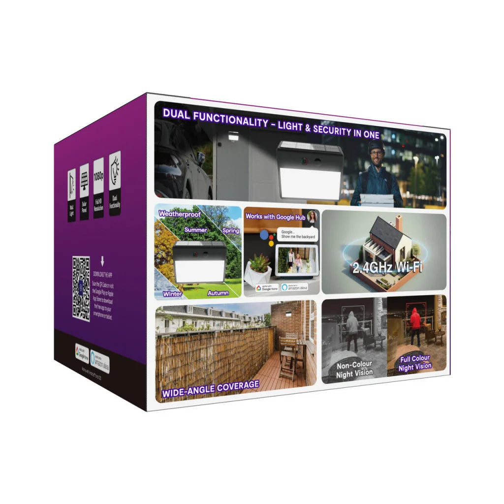 Laser Outdoor Wall Light Camera Twin Pack - Electronics >