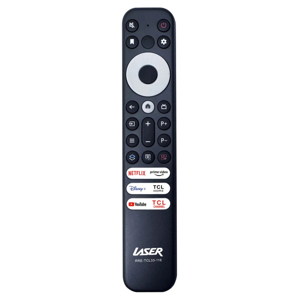 Black laser remote control with remote control and digital control panel