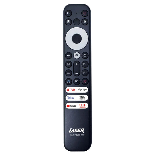 Black laser remote control with remote control and digital control panel