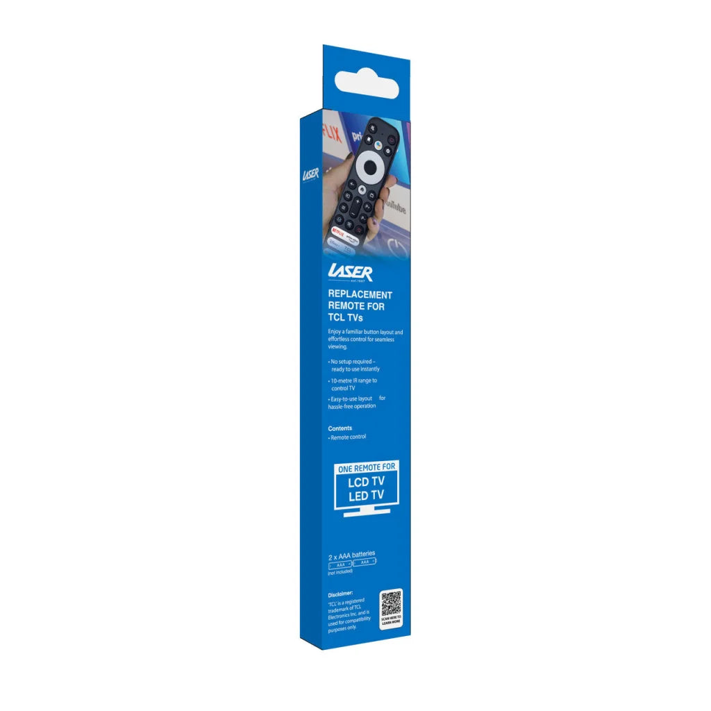 Laser Remote Control for TCL TVs black appliances TV