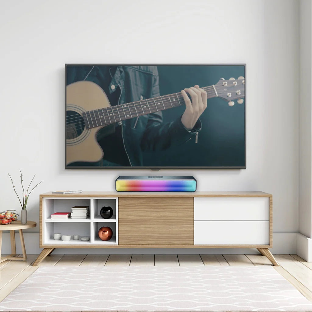 Laser RGB Bluetooth Gaming Soundbar Black - Audio & Video >