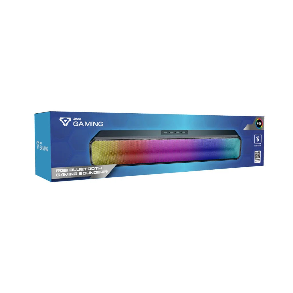 Laser RGB Bluetooth Gaming Soundbar Black - Audio & Video >