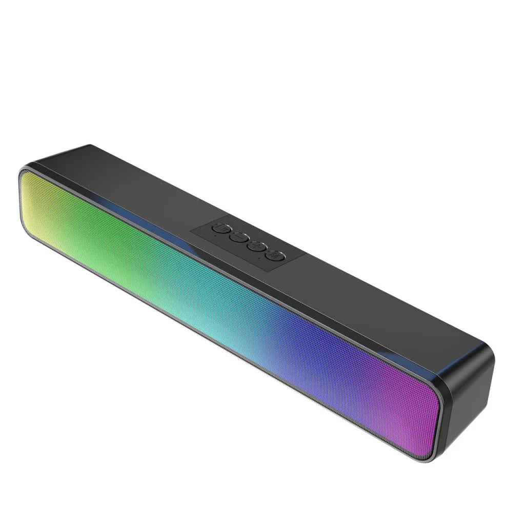 Laser RGB Bluetooth Gaming Soundbar Black - Audio & Video >