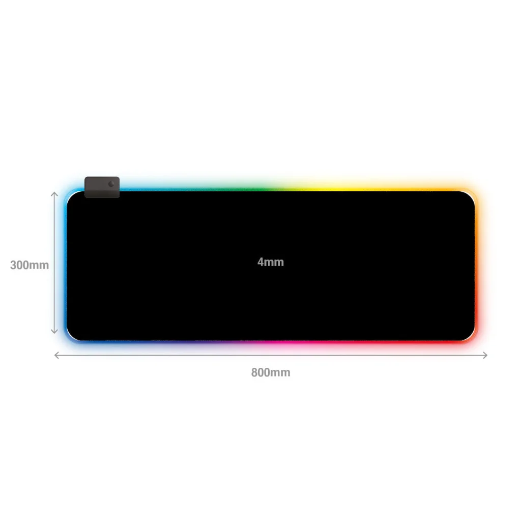 Laser RGB LED Gaming Mouse Pad Extra Large - Electronics >