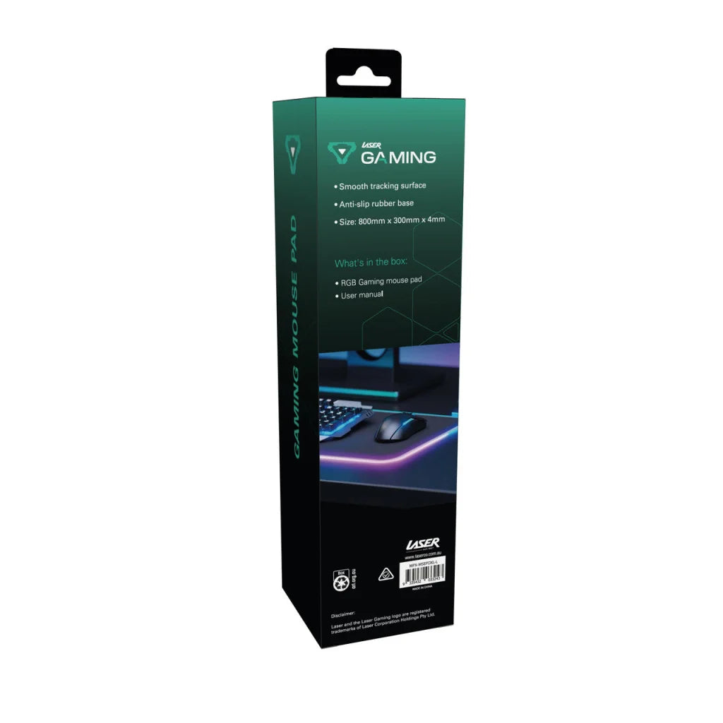 Laser RGB LED Gaming Mouse Pad Extra Large - Electronics >