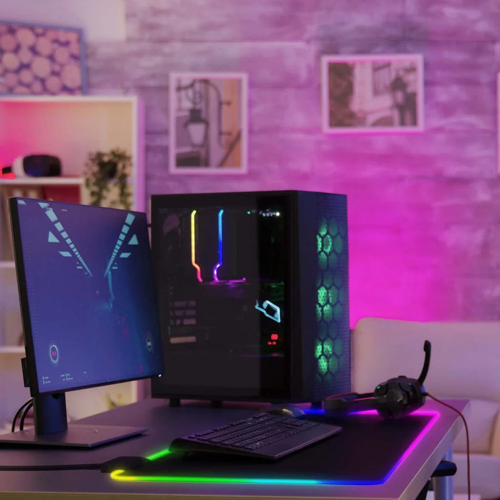 Laser RGB LED Gaming Mouse Pad Extra Large - Electronics >
