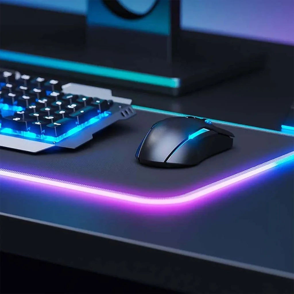 Laser RGB LED Gaming Mouse Pad Extra Large - Electronics >
