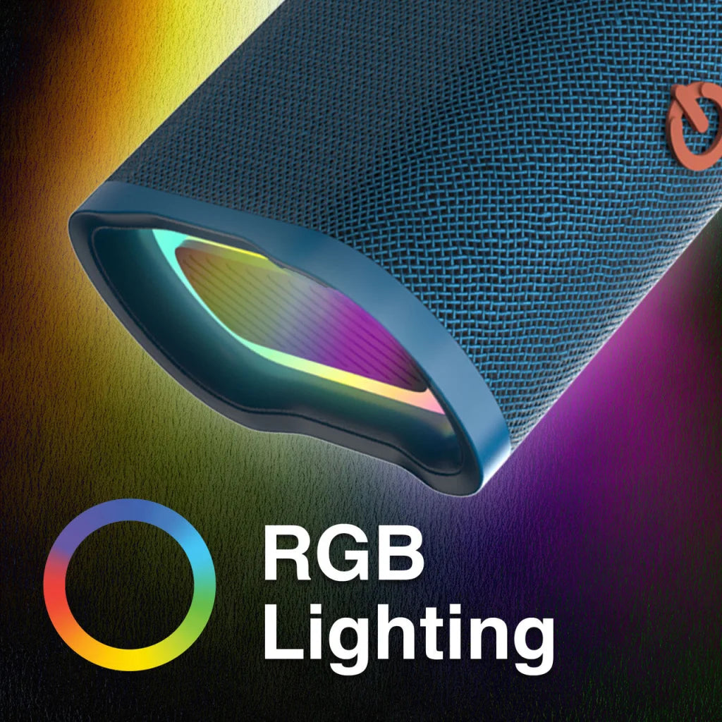 Laser Splash Proof Bluetooth Speaker Blue - Audio & Video >
