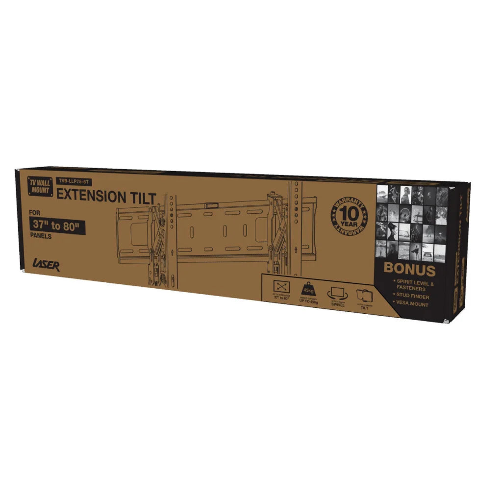 Laser TV Wall Mount with Extension Tilt for 37 inches - 80