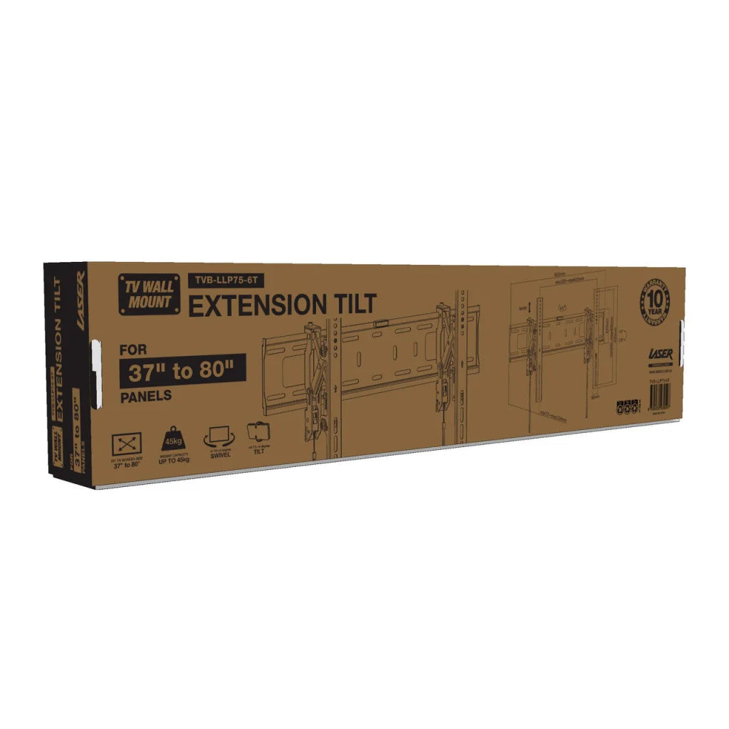 Laser TV Wall Mount with Extension Tilt for 37 inches - 80