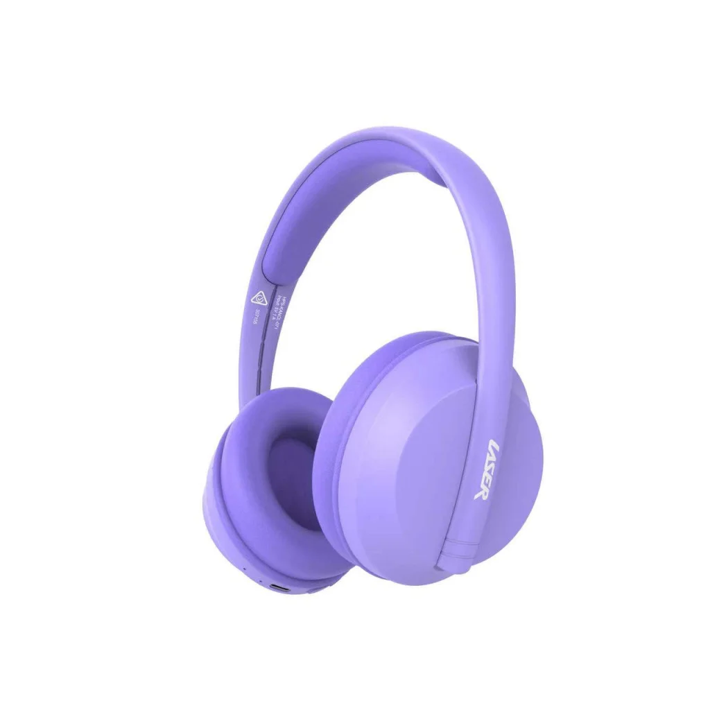 Laser Volume Limited ANC Kids Headphones Lilac