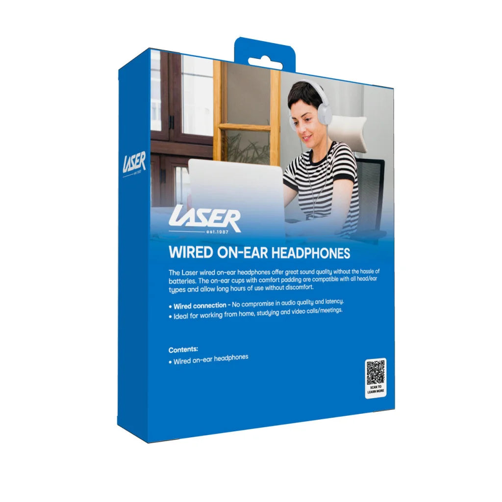 Laser Wired On-Ear Headphone Gray - Electronics >