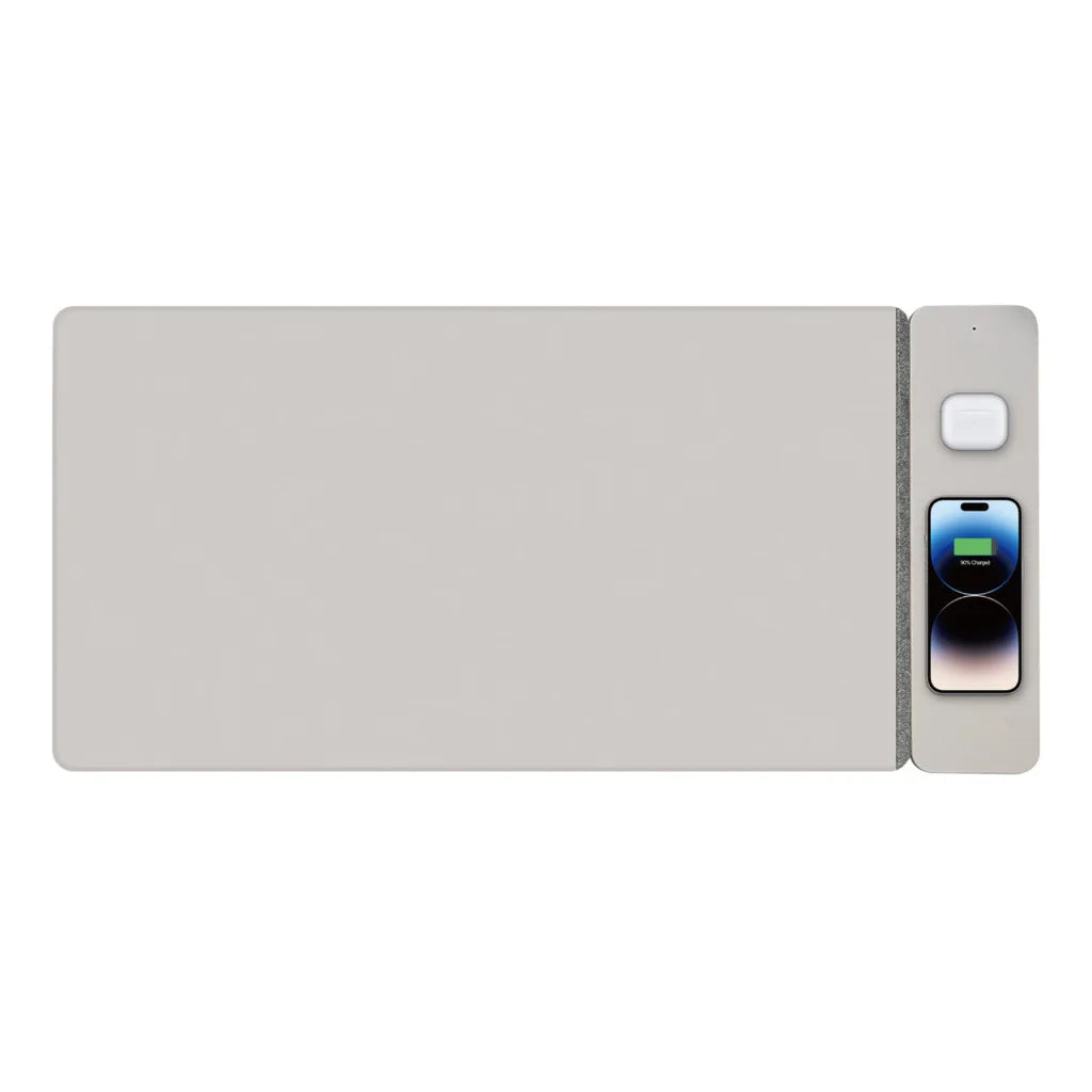 Grey laser wireless charging with colour matched pieces and support fittings