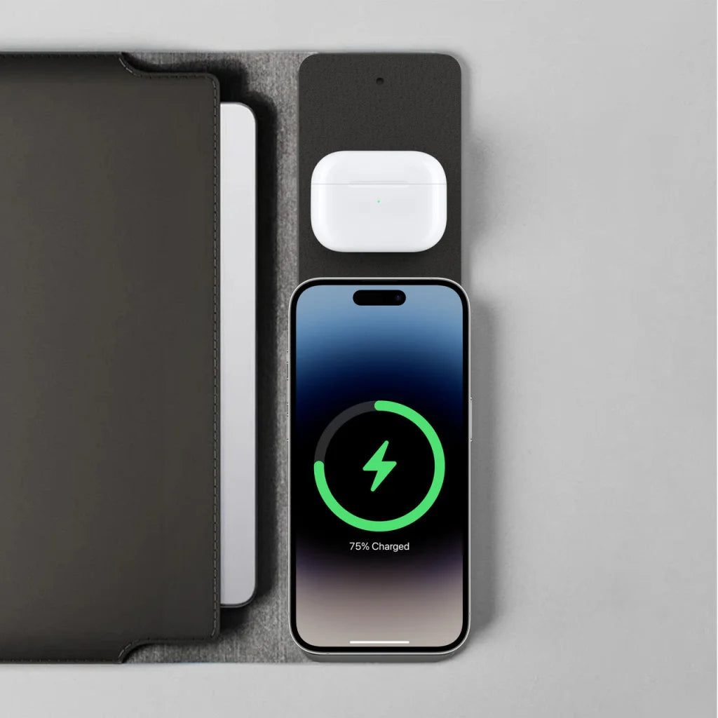 Laser wireless charging with side profile shown