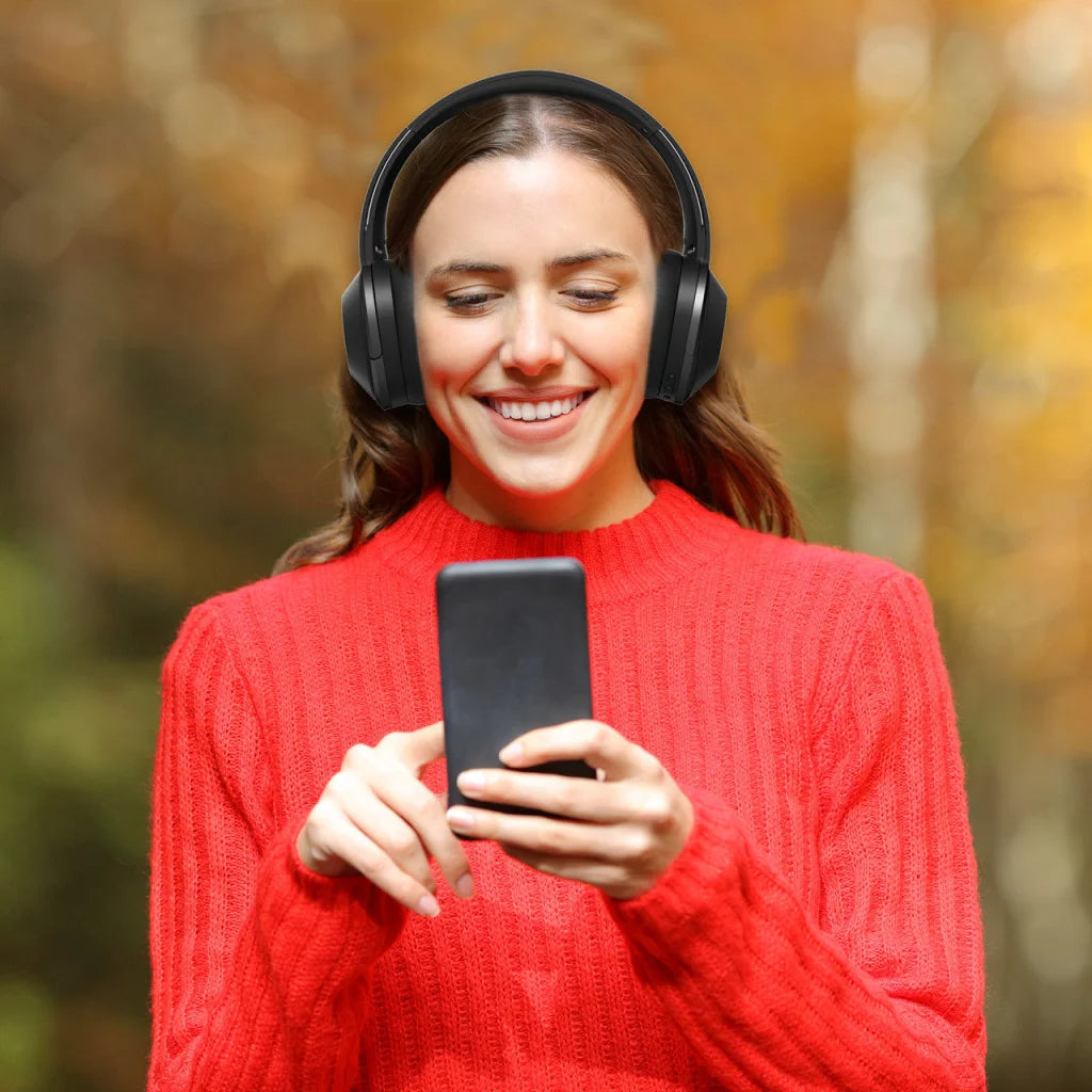 Laser Wireless ENC Headphones Black - Electronics >