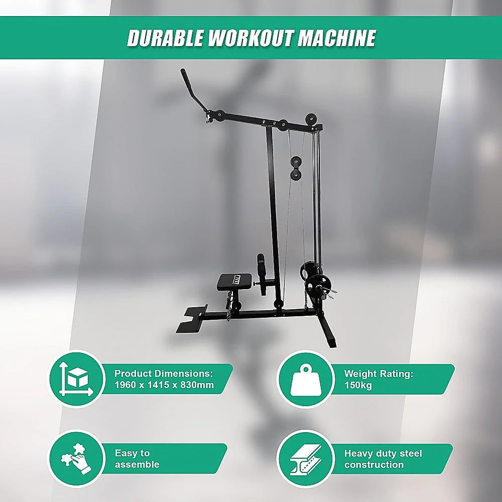 Lat Pulldown Low Row Fitness Machine - Fitness Accessories
